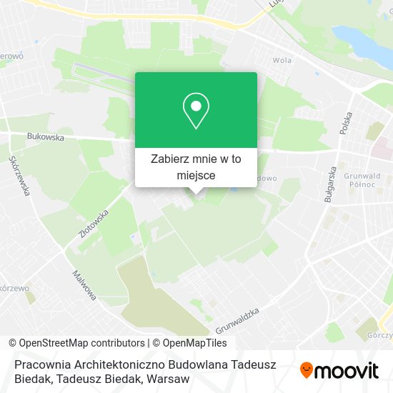 Mapa Pracownia Architektoniczno Budowlana Tadeusz Biedak, Tadeusz Biedak