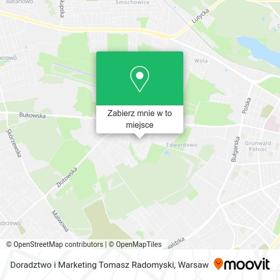 Mapa Doradztwo i Marketing Tomasz Radomyski