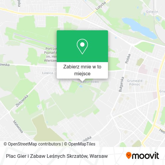 Mapa Plac Gier i Zabaw Leśnych Skrzatów