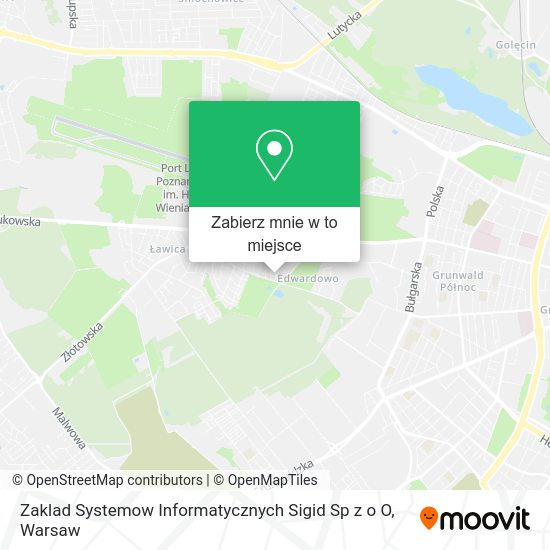 Mapa Zaklad Systemow Informatycznych Sigid Sp z o O