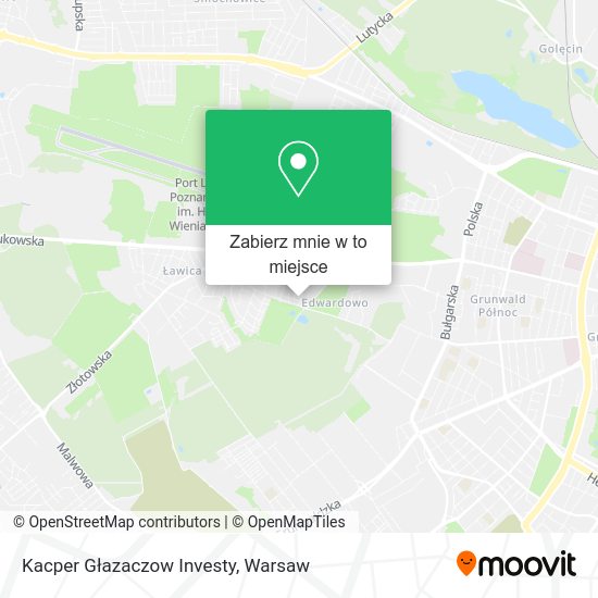 Mapa Kacper Głazaczow Investy