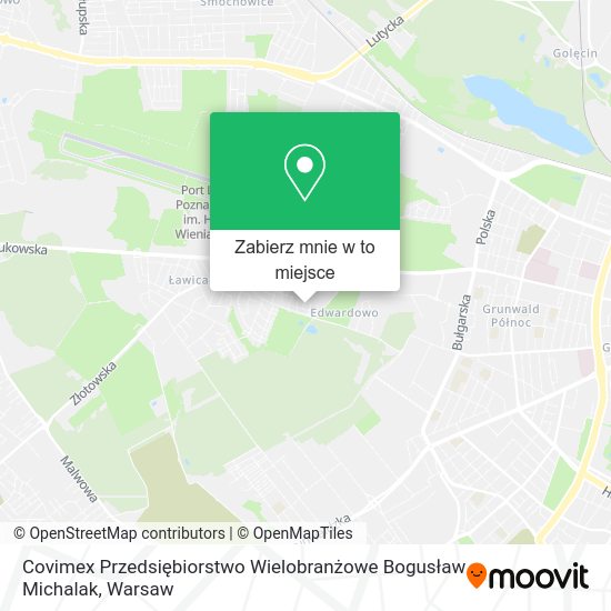 Mapa Covimex Przedsiębiorstwo Wielobranżowe Bogusław Michalak