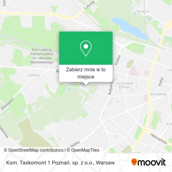 Mapa Ksm. Taskomont 1 Poznań. sp. z o.o.