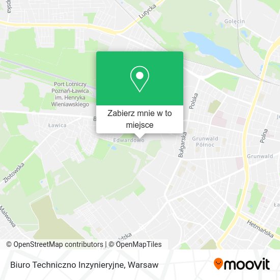 Mapa Biuro Techniczno Inzynieryjne