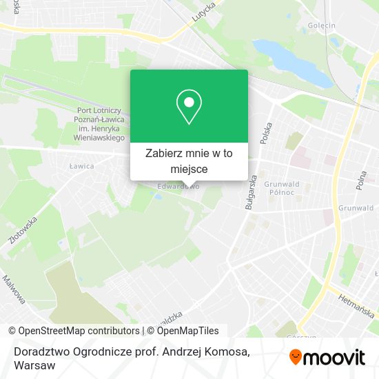 Mapa Doradztwo Ogrodnicze prof. Andrzej Komosa