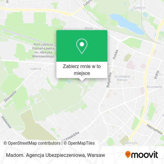 Mapa Madom. Agencja Ubezpieczeniowa