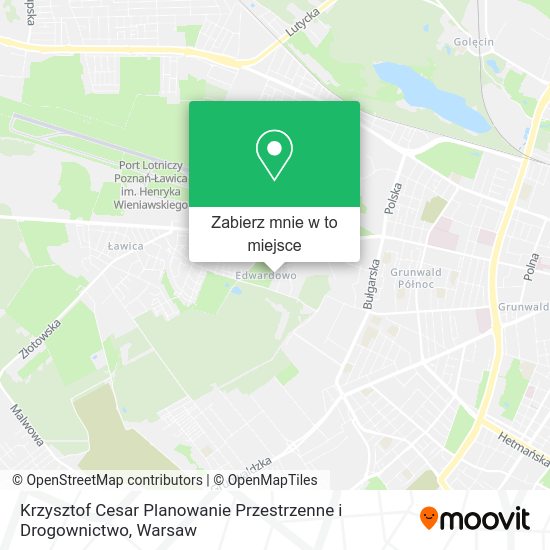 Mapa Krzysztof Cesar Planowanie Przestrzenne i Drogownictwo