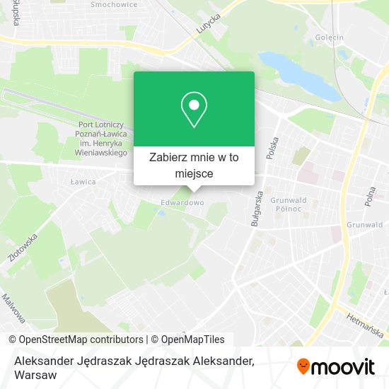 Mapa Aleksander Jędraszak Jędraszak Aleksander