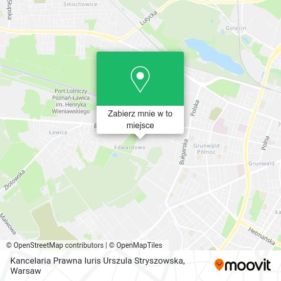 Mapa Kancelaria Prawna Iuris Urszula Stryszowska