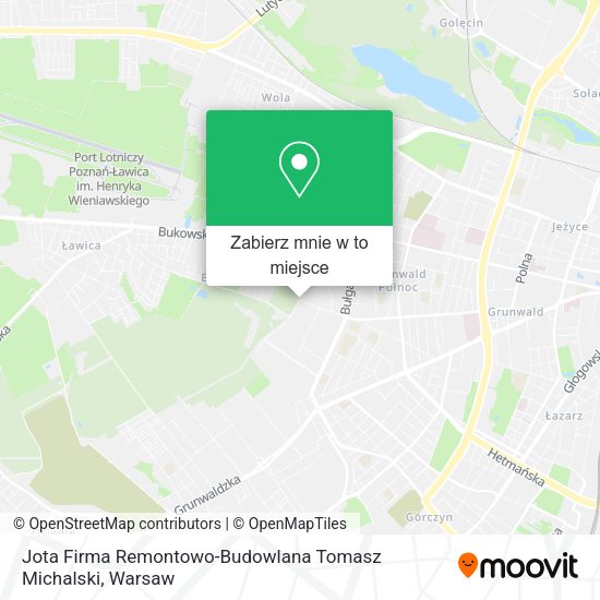 Mapa Jota Firma Remontowo-Budowlana Tomasz Michalski