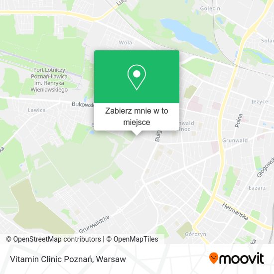 Mapa Vitamin Clinic Poznań