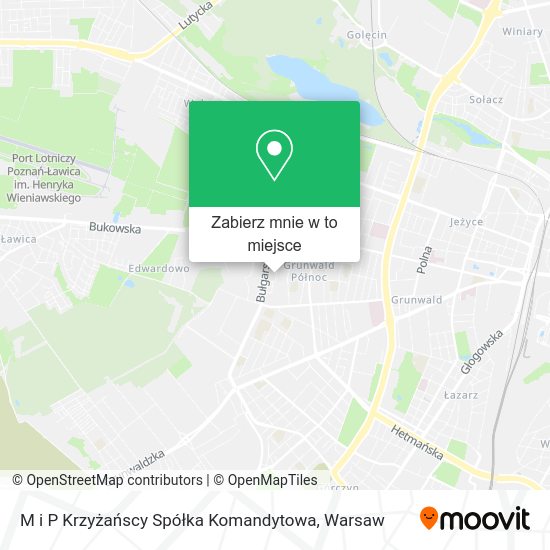 Mapa M i P Krzyżańscy Spółka Komandytowa