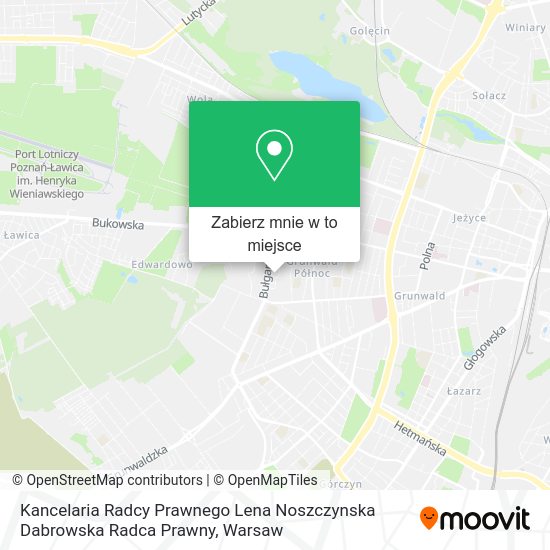 Mapa Kancelaria Radcy Prawnego Lena Noszczynska Dabrowska Radca Prawny