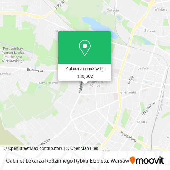 Mapa Gabinet Lekarza Rodzinnego Rybka Elżbieta