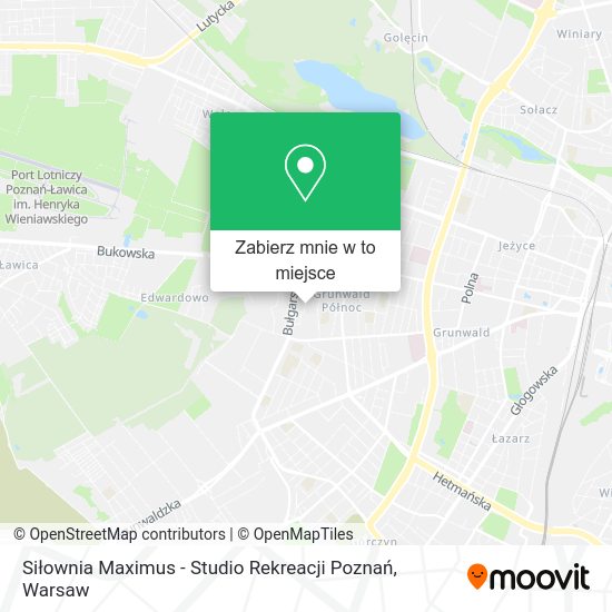 Mapa Siłownia Maximus - Studio Rekreacji Poznań