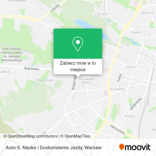 Mapa Auto-S. Nauka i Doskonalenie Jazdy