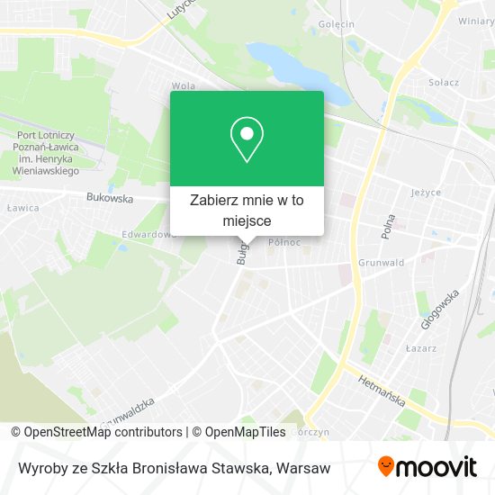 Mapa Wyroby ze Szkła Bronisława Stawska