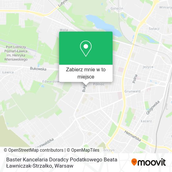 Mapa Baster Kancelaria Doradcy Podatkowego Beata Ławniczak-Strzałko