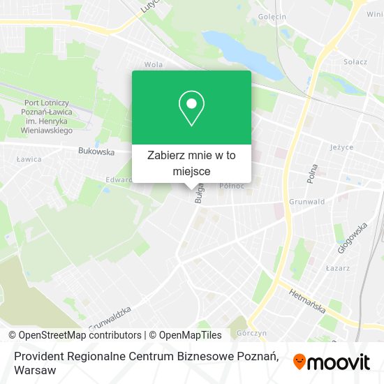 Mapa Provident Regionalne Centrum Biznesowe Poznań