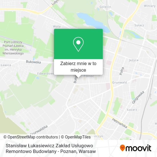 Mapa Stanisław Łukasiewicz Zakład Usługowo Remontowo Budowlany - Poznan