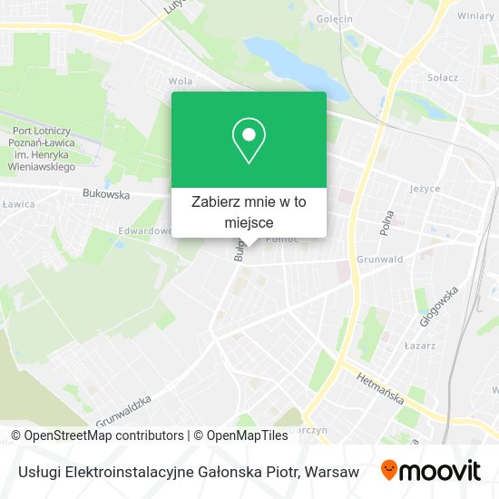 Mapa Usługi Elektroinstalacyjne Gałonska Piotr