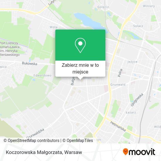 Mapa Koczorowska Małgorzata