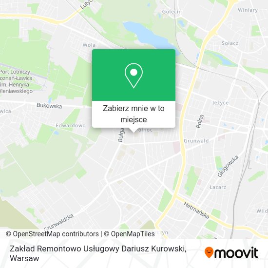 Mapa Zakład Remontowo Usługowy Dariusz Kurowski