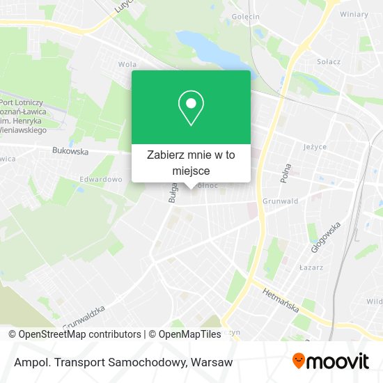 Mapa Ampol. Transport Samochodowy