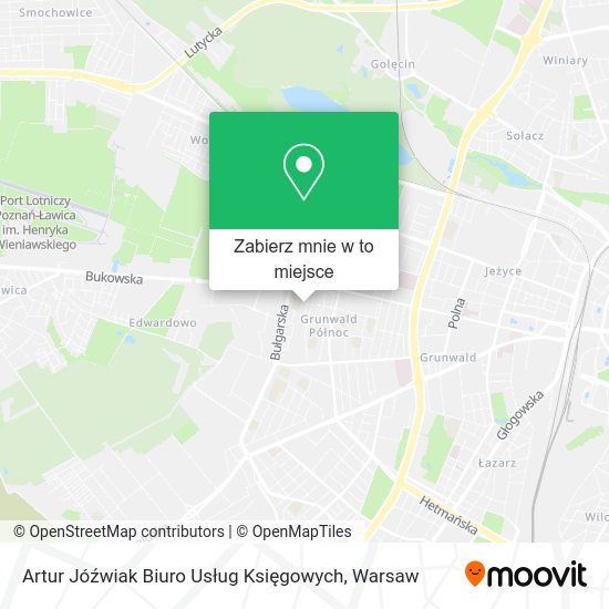 Mapa Artur Jóźwiak Biuro Usług Księgowych