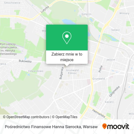 Mapa Pośrednictwo Finansowe Hanna Sierocka