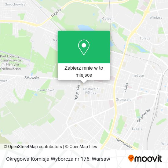 Mapa Okręgowa Komisja Wyborcza nr 176