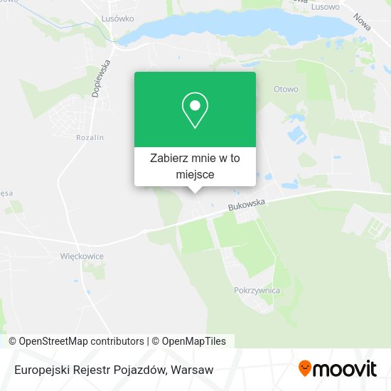 Mapa Europejski Rejestr Pojazdów