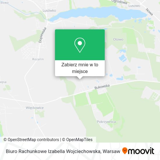 Mapa Biuro Rachunkowe Izabella Wojciechowska