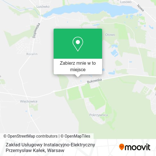 Mapa Zakład Usługowy Instalacyjno-Elektryczny Przemysław Kałek