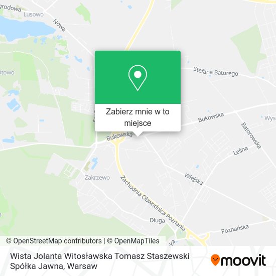 Mapa Wista Jolanta Witosławska Tomasz Staszewski Spółka Jawna