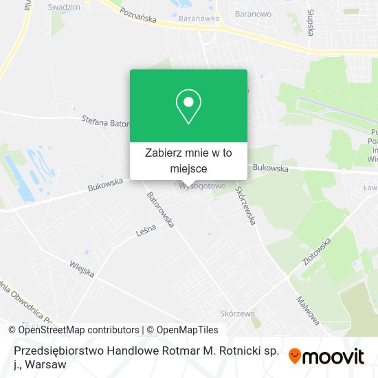 Mapa Przedsiębiorstwo Handlowe Rotmar M. Rotnicki sp. j.