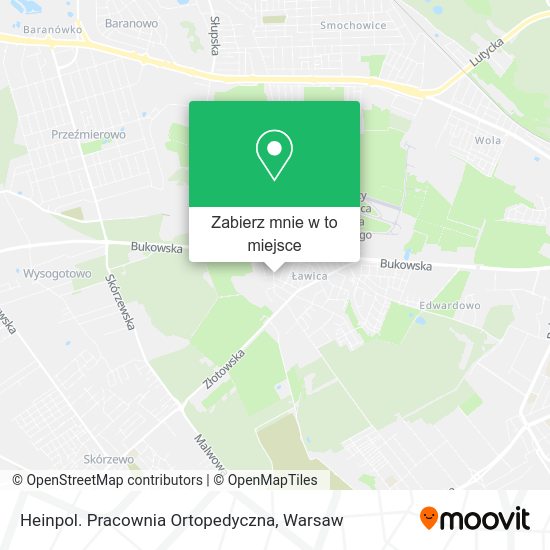 Mapa Heinpol. Pracownia Ortopedyczna