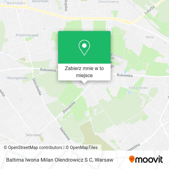 Mapa Baltima Iwona Milan Olendrowicz S C