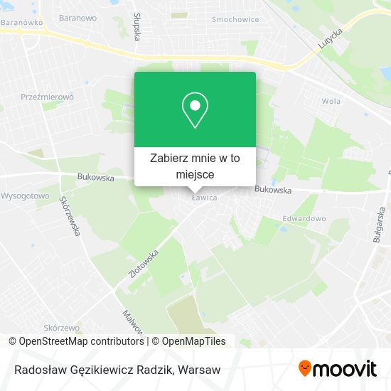 Mapa Radosław Gęzikiewicz Radzik