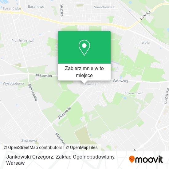 Mapa Jankowski Grzegorz. Zakład Ogólnobudowlany