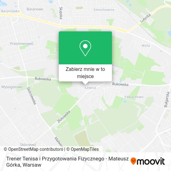 Mapa Trener Tenisa i Przygotowania Fizycznego - Mateusz Górka