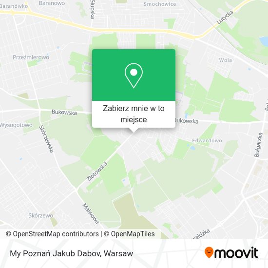 Mapa My Poznań Jakub Dabov