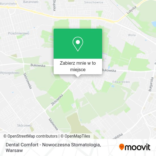 Mapa Dental Comfort - Nowoczesna Stomatologia