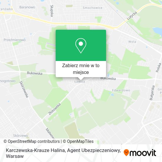 Mapa Karczewska-Krauze Halina, Agent Ubezpieczeniowy