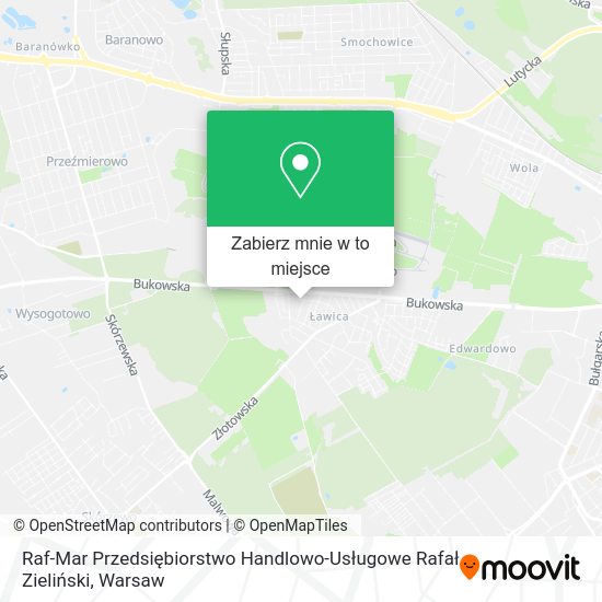 Mapa Raf-Mar Przedsiębiorstwo Handlowo-Usługowe Rafał Zieliński