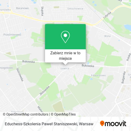 Mapa Educhess-Szkolenia Paweł Staniszewski