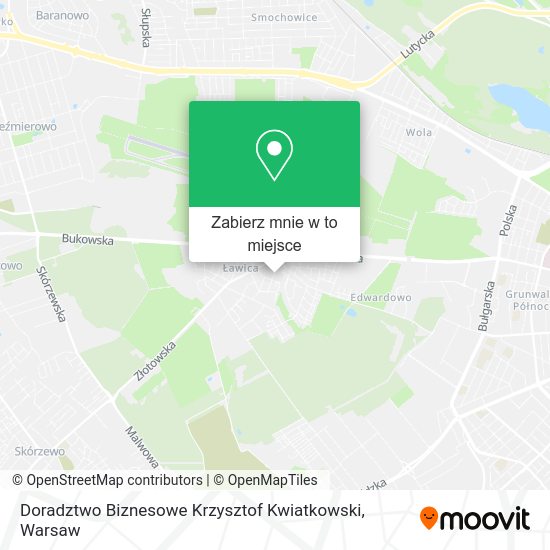 Mapa Doradztwo Biznesowe Krzysztof Kwiatkowski