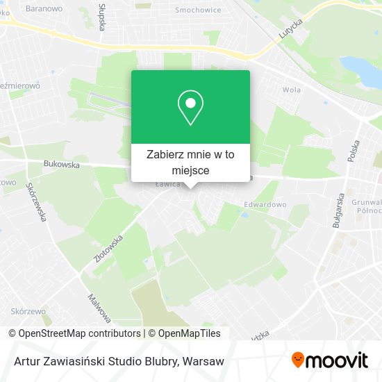 Mapa Artur Zawiasiński Studio Blubry