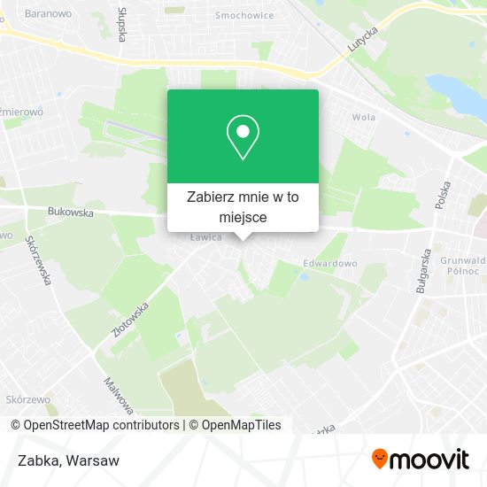 Mapa Zabka