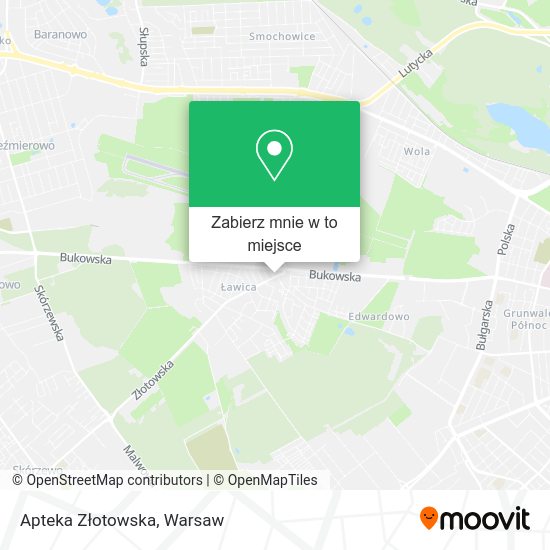 Mapa Apteka Złotowska